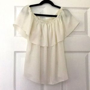 Off the shoulder Wilfred top
